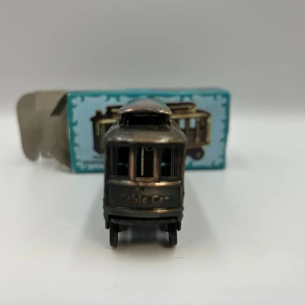 Vintage San Francisco Cable Car Trolly Die-Cast Miniature Pencil Sharpener